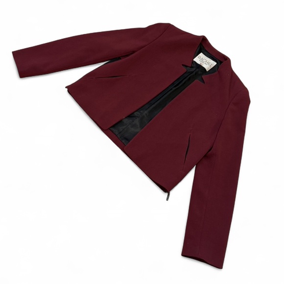 RACHEL Rachel Roy - Deep Red Blazer - Picture 2 of 7